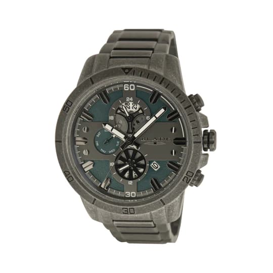 BLADE Virtuoso Graphite 3627G2KGK SS Case & Band Multifunction Men"s Watch