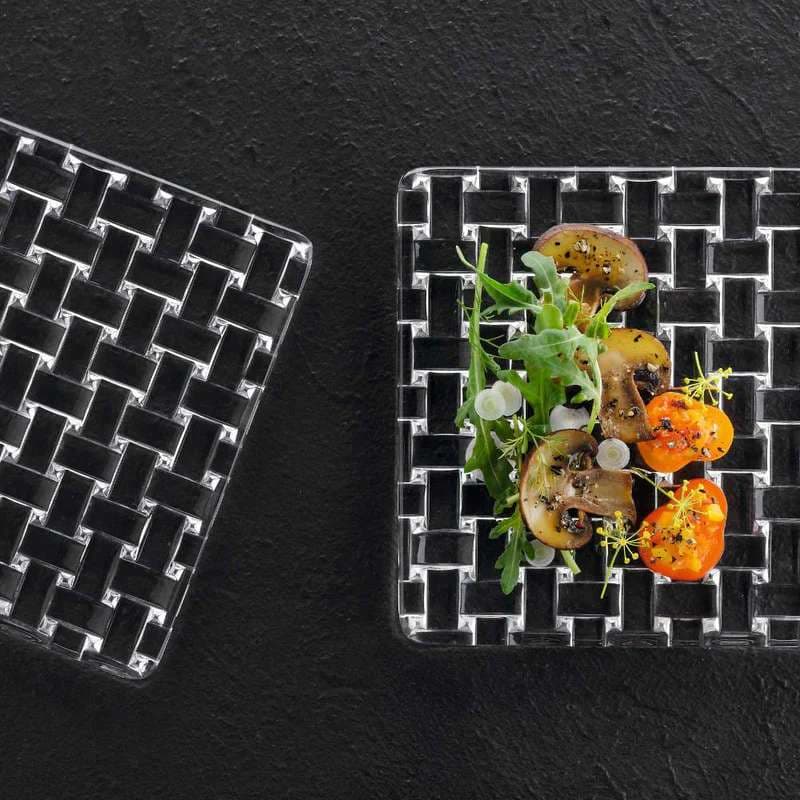 Bossa Nova Platter Square 14cm set of 2