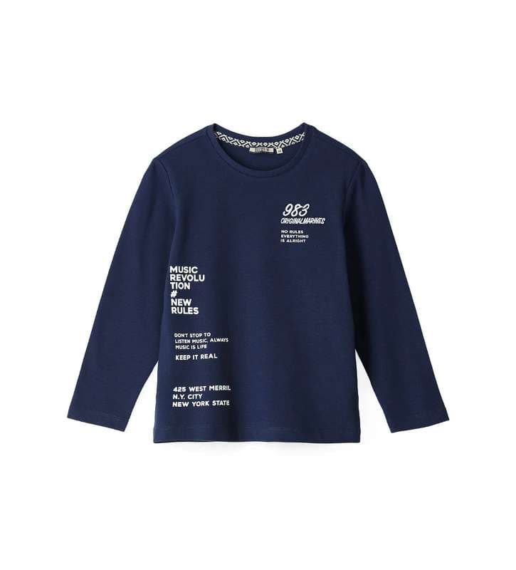 BOY"S T-SHIRT-mercerized cotton