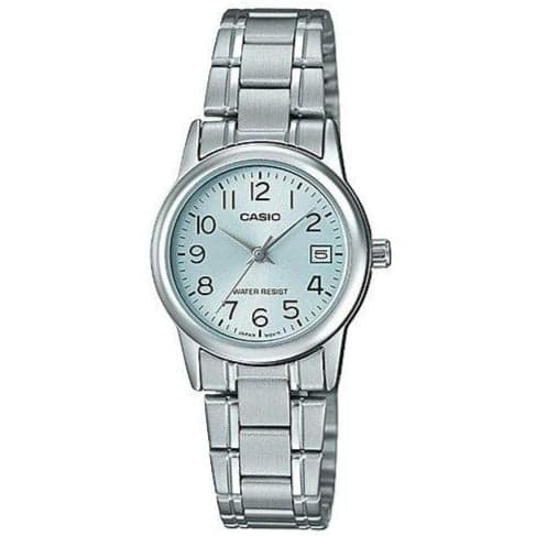 CASIO LTP-V002D-2BUDF SS Caseback and Band Women"s Watch