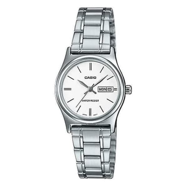 CASIO LTP-V006D-7B2UDF SS Caseback SS Band Women"s Watch