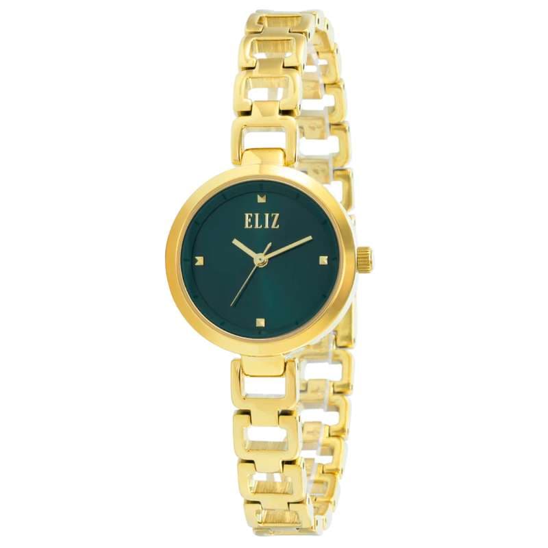 ELIZ ES8826L2GEG Metal Case and Bracelet 3-Hands Women"s Watch
