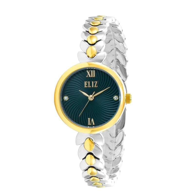 ELIZ ES8827L2TET Metal Case and Bracelet 3-Hands Women"s Watch