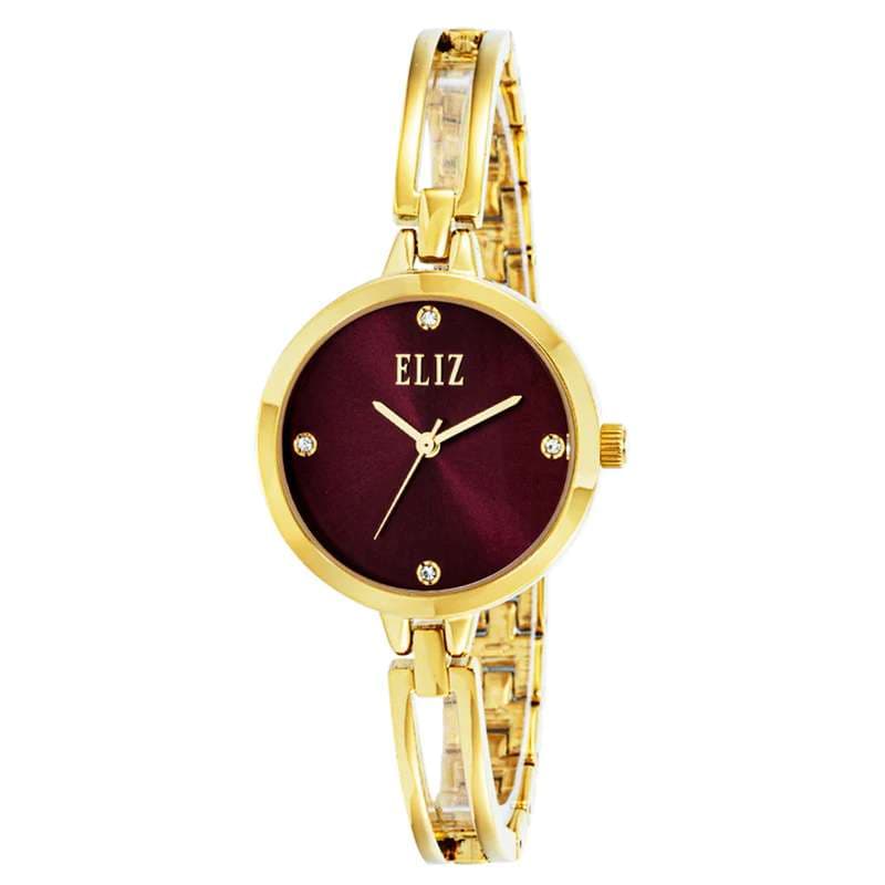 ELIZ ES8830L2GRG Metal Case and Bracelet 3-Hands Women"s Watch