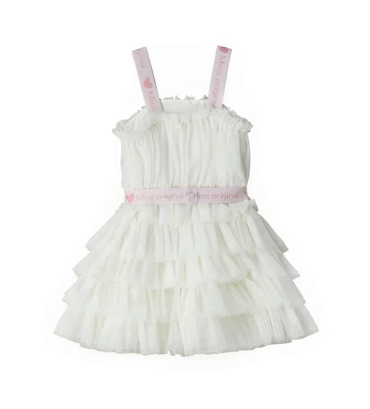 GIRL"S DRESS-Off White