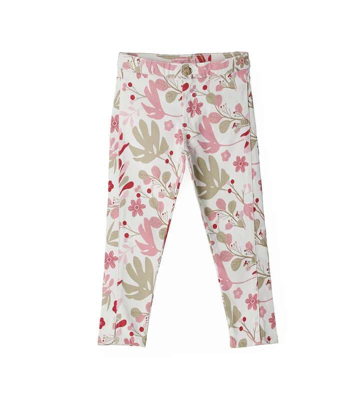 GIRL"S TROUSER-Off White