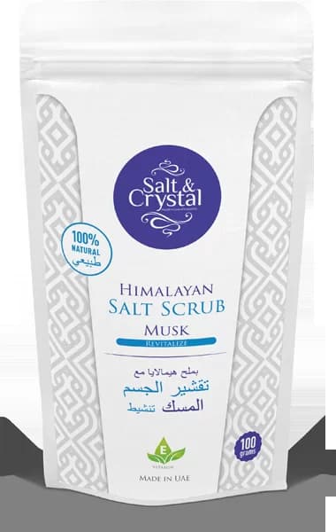 Himalayan salt body scrub MUSK - 100 gr