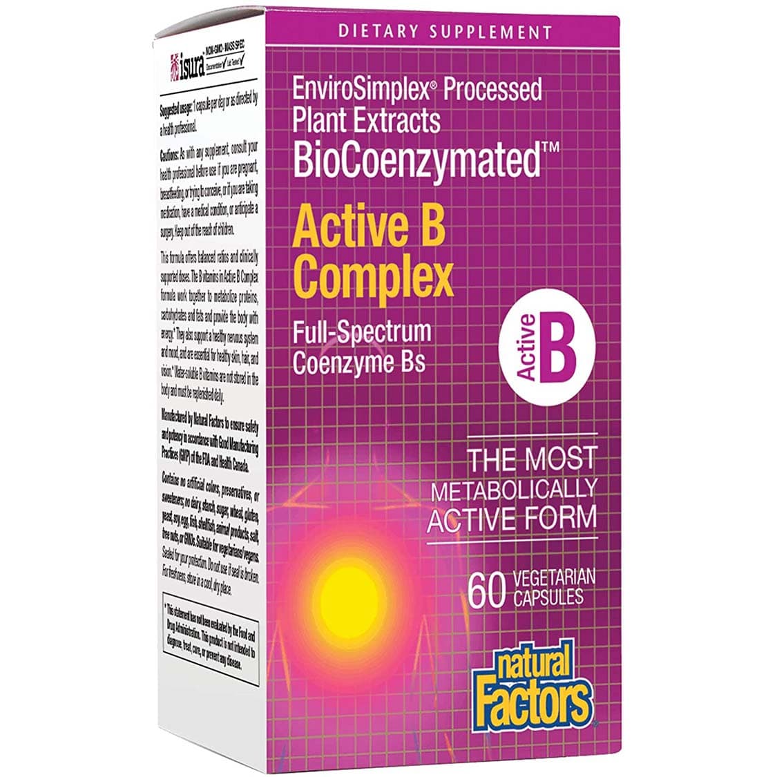 Natural Factors BioCoenzymated Active B Complex