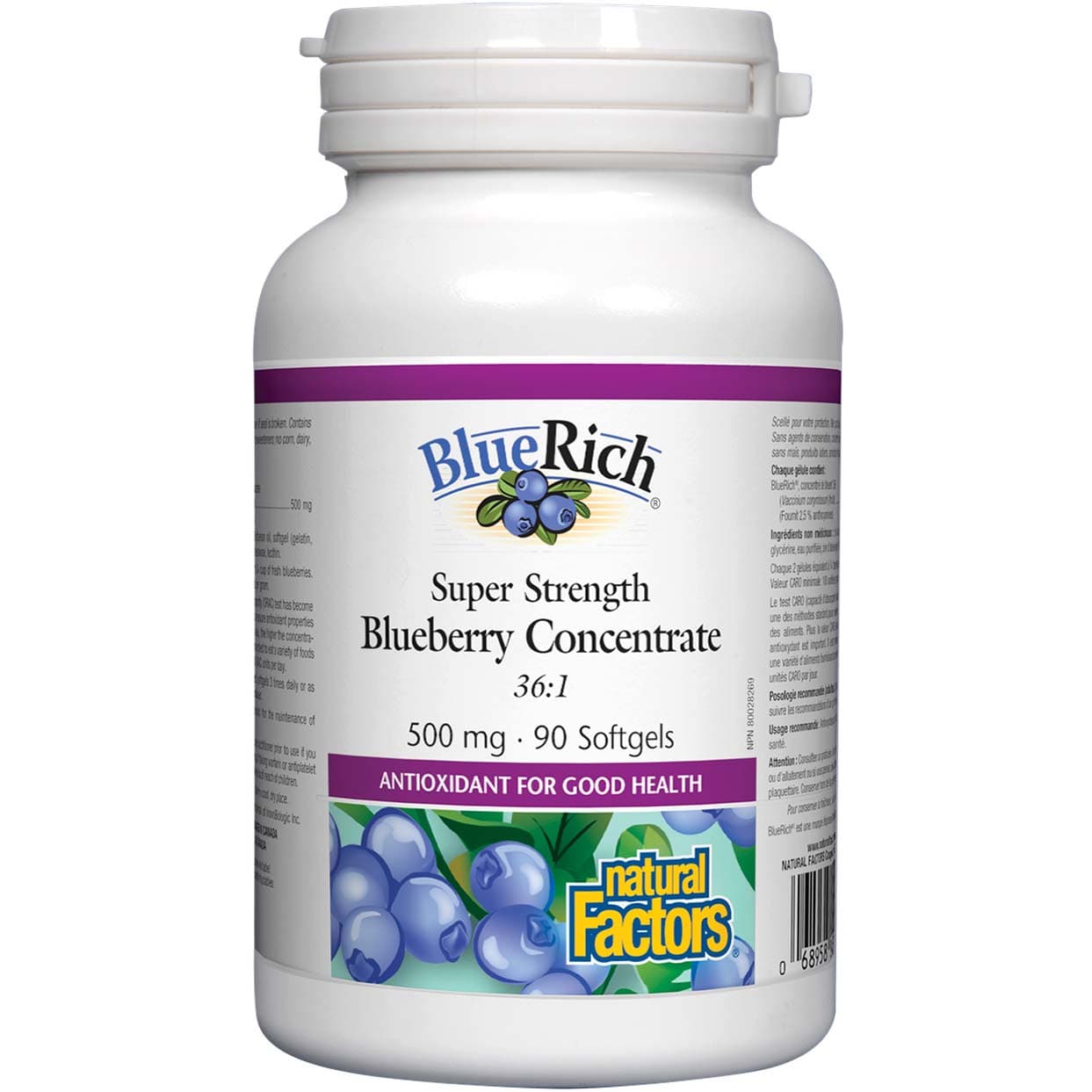 Natural Factors Bluerich Super Strength Blueberry Concentrate