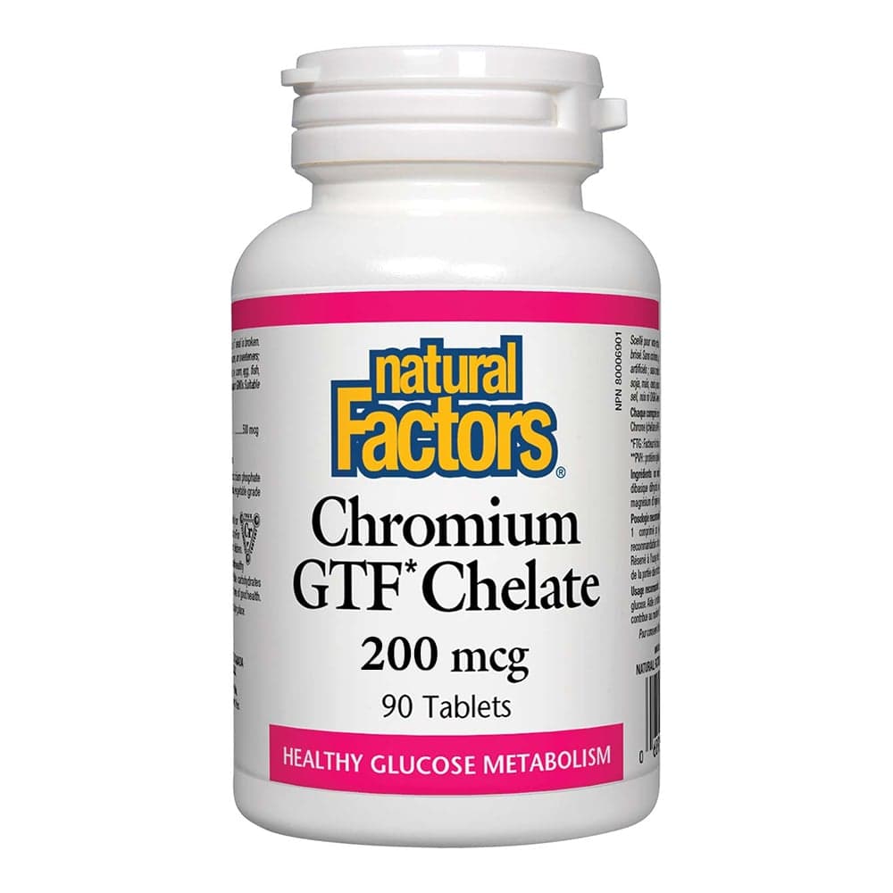 Natural Factors Chromium GTF Chelate