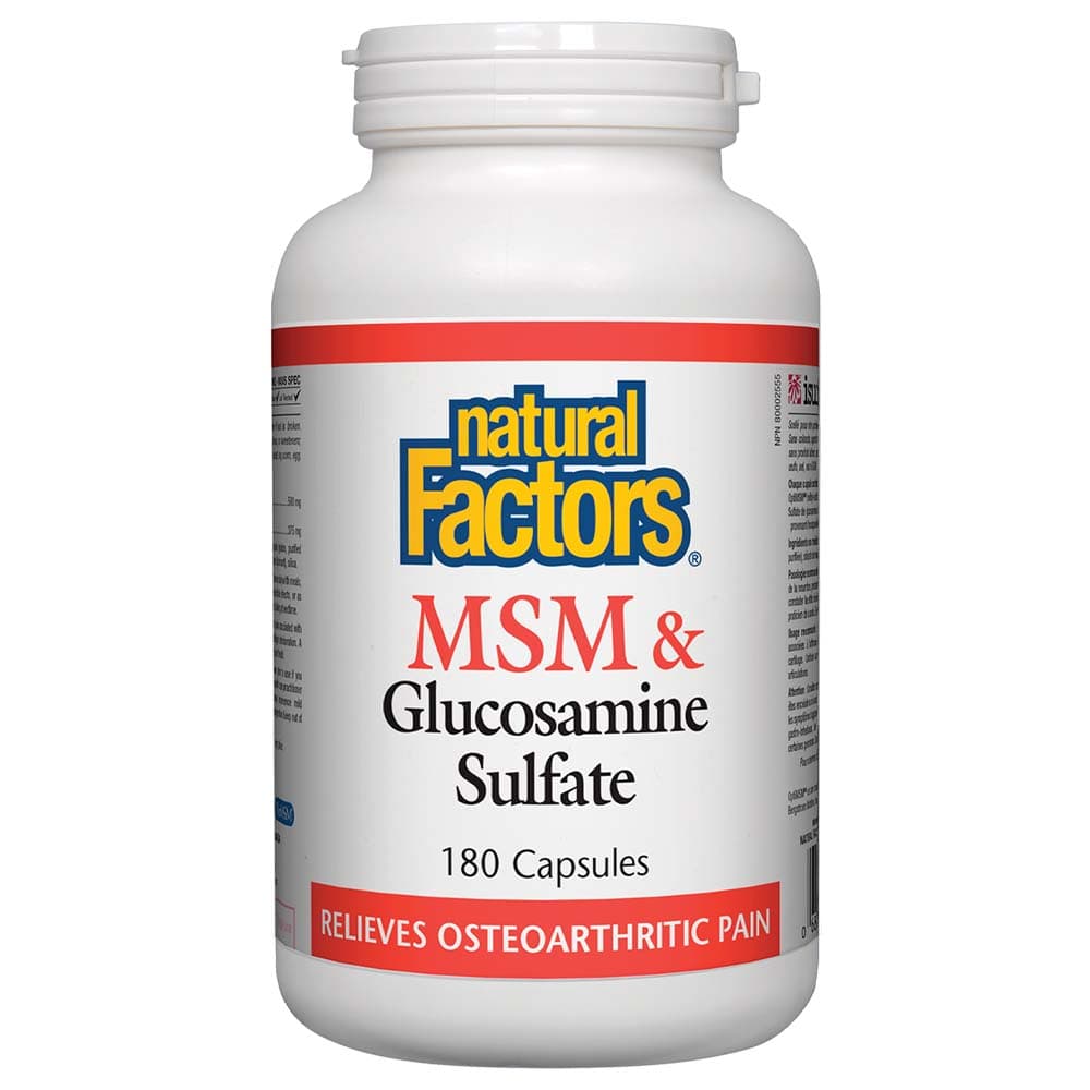 Natural Factors MSM & Glucosamine Sulfate