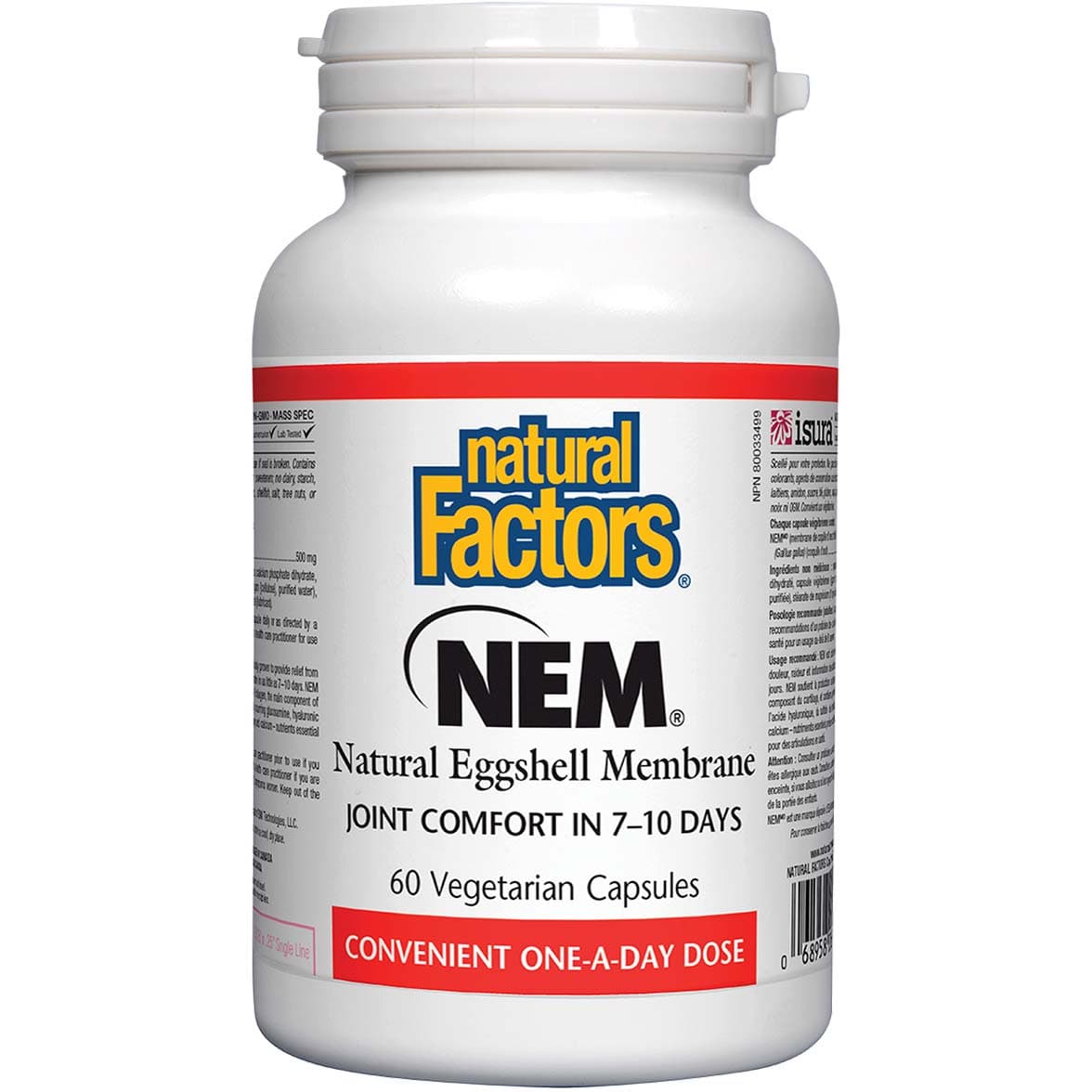 Natural Factors NEM Natural Eggshell Membrane