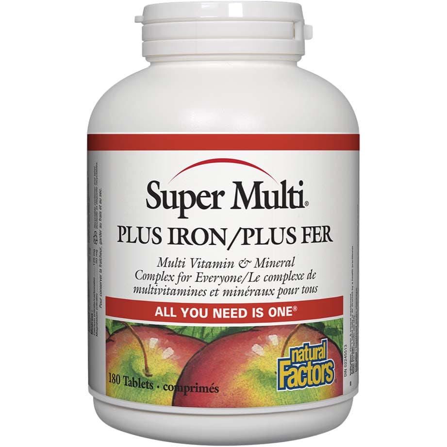 Natural Factors Super Multi Plus Iron