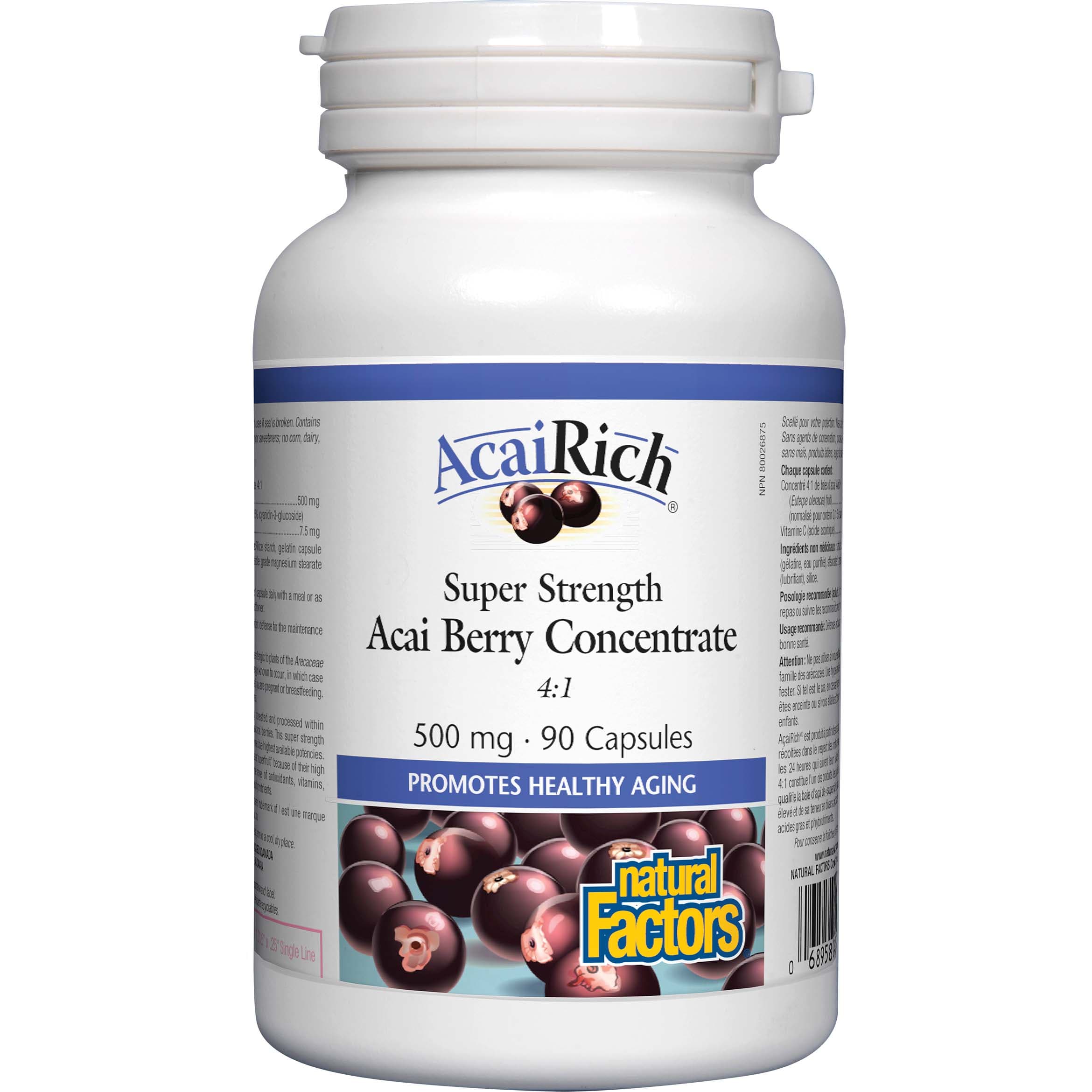 Natural Factors Super Strength Acai Berry Concentrate