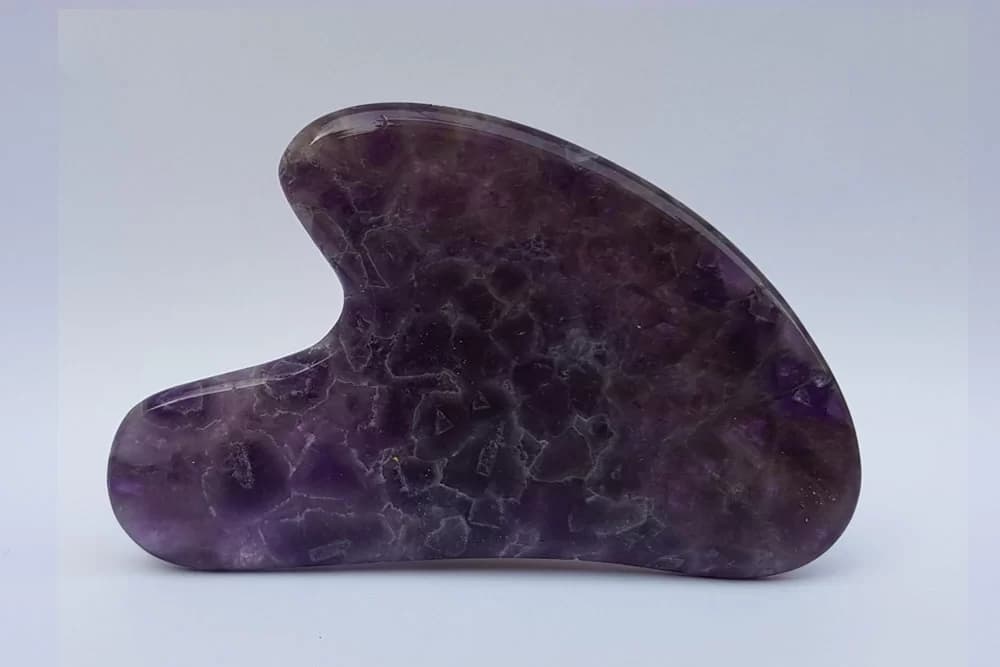 Natural Stone Gua Sha Amethyst
