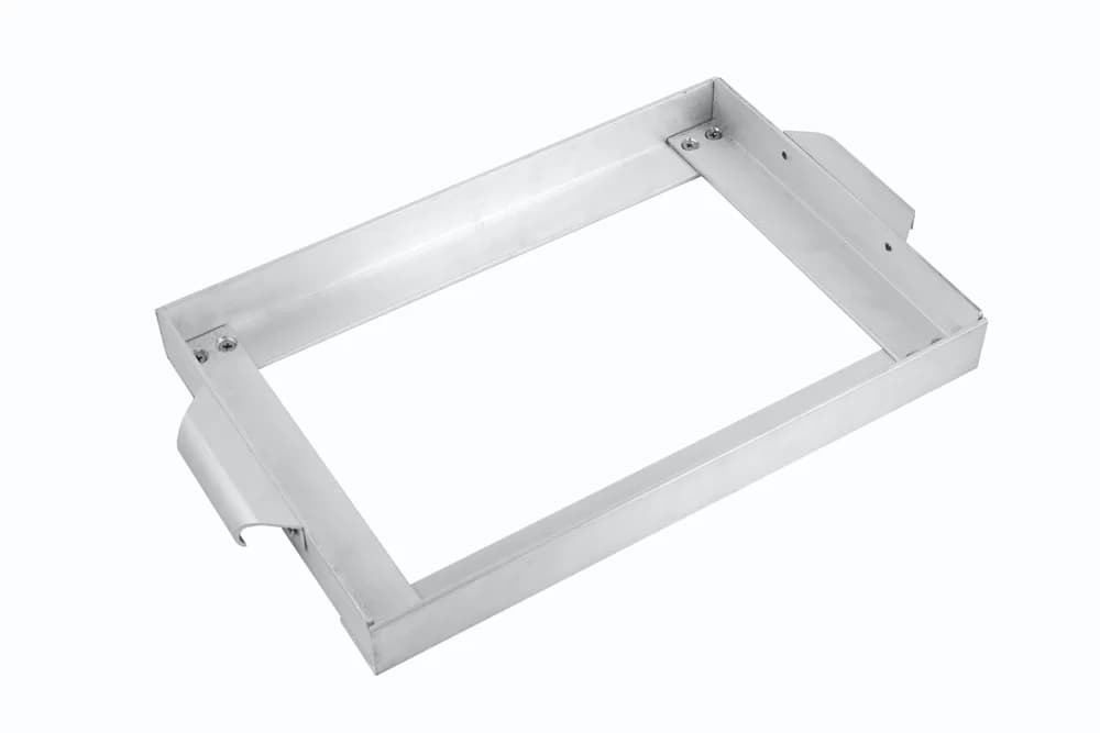 Salt & Crystal-Aluminium plate holder (large)