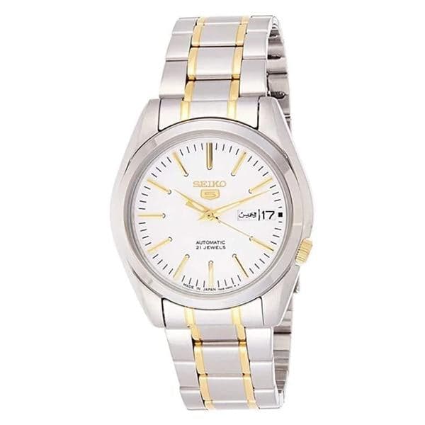 Seiko SNKL47J1 TT Gold Plated SS Case and Band Men"s Watch