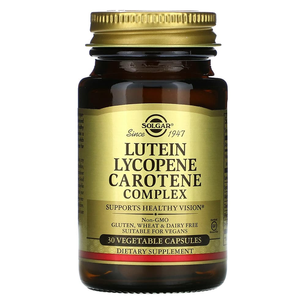 Solgar Natural Lutein Lycopene Carotene Complex