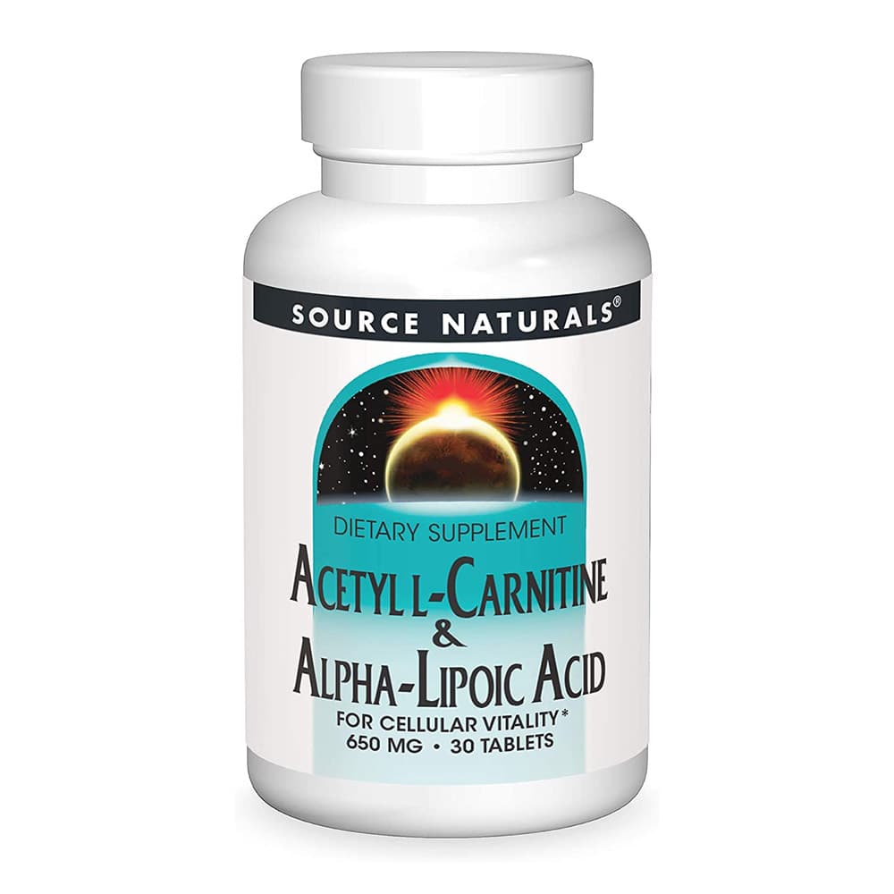 Source Naturals Acetyl L Carnitine and Alpha Lipoic Acid