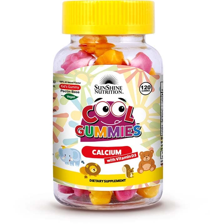 Sunshine Nutrition Cool Gummies Calcium With Vitamin D3