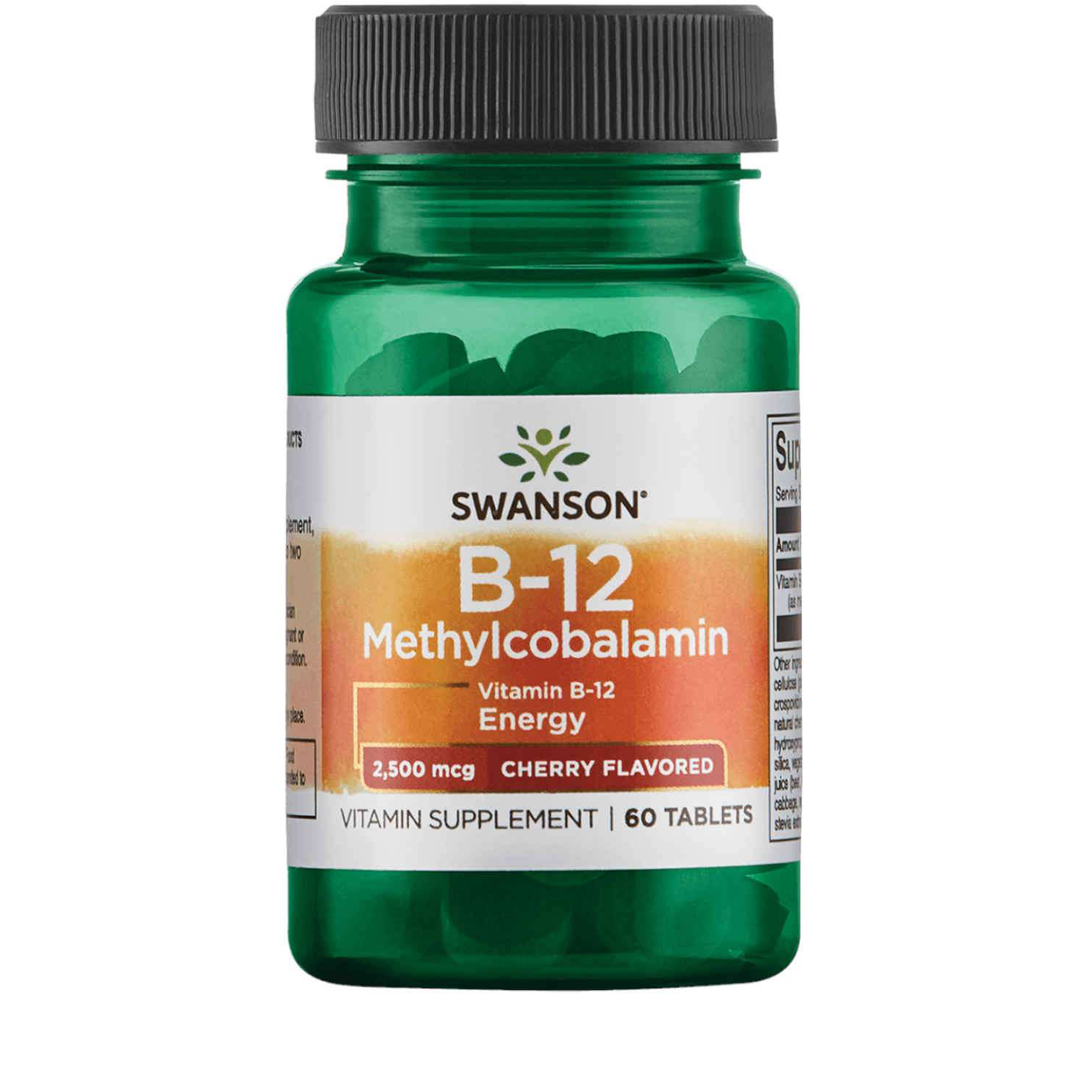 Swanson Vitamin B12 Methylcobalamin Cherry Flavor
