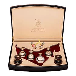 UAE Collection Gift Set Fragrances With Oil and Bakhoor For Men & Women 4x75ml