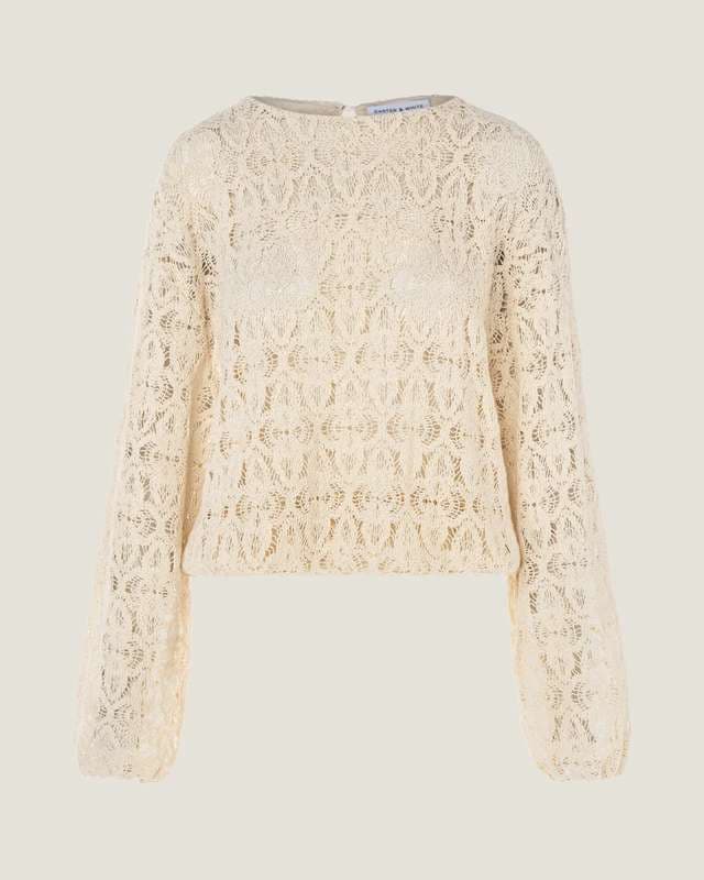 Women Marai Lace Elasticated Bottom Top