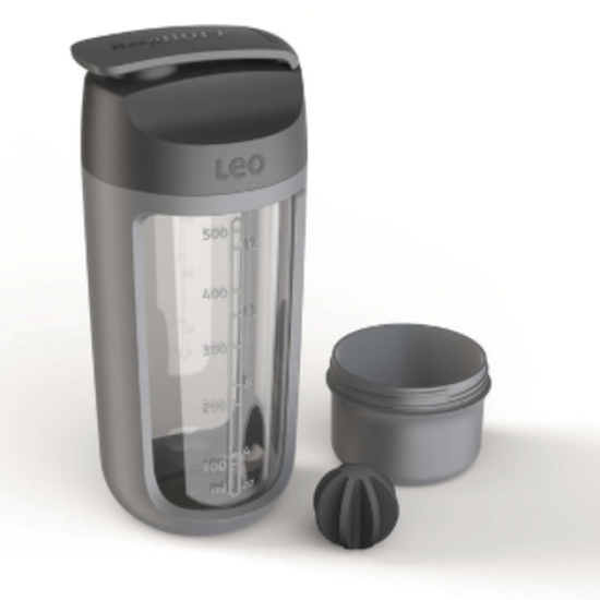 BergHOFF Leo To Go Shaker Bottle With Powder Compartment 16.9oz